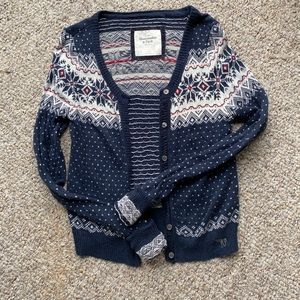 Abercrombie intarsia cardigan